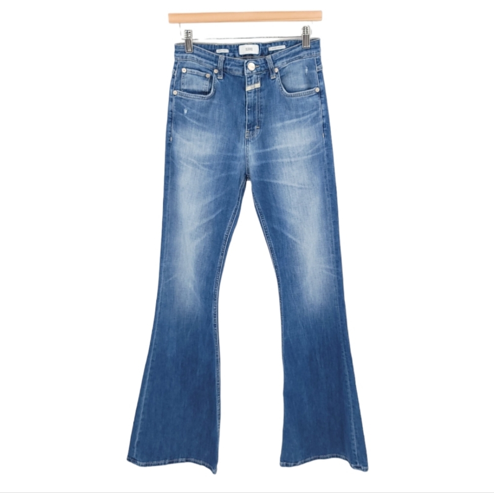 Closed Rawlin Flare Jeans High Rise Medium Wash